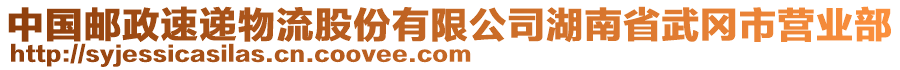 中國郵政速遞物流股份有限公司湖南省武岡市營業(yè)部