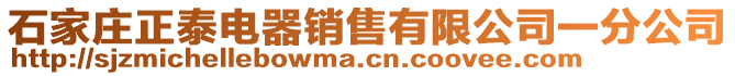石家莊正泰電器銷售有限公司一分公司