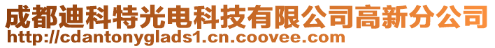 成都迪科特光電科技有限公司高新分公司