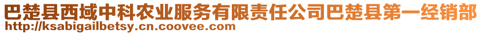 巴楚縣西域中科農業(yè)服務有限責任公司巴楚縣第一經銷部