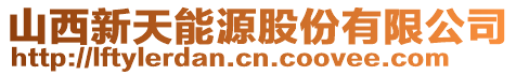 山西新天能源股份有限公司