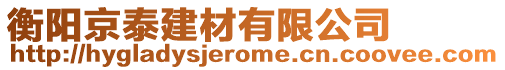 衡陽京泰建材有限公司
