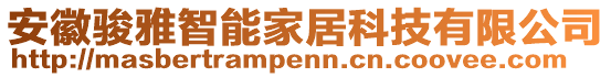 安徽駿雅智能家居科技有限公司