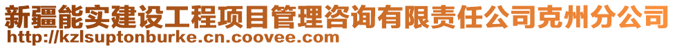 新疆能實(shí)建設(shè)工程項(xiàng)目管理咨詢有限責(zé)任公司克州分公司