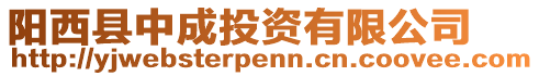 陽(yáng)西縣中成投資有限公司