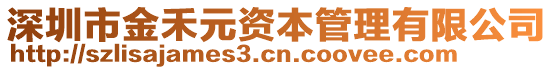 深圳市金禾元資本管理有限公司