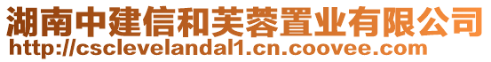 湖南中建信和芙蓉置業有限公司