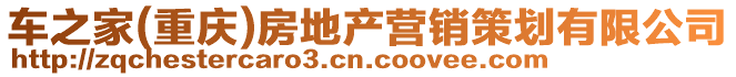 車之家(重慶)房地產(chǎn)營銷策劃有限公司