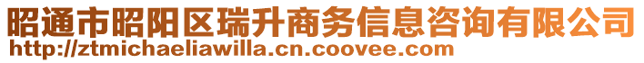 昭通市昭陽區(qū)瑞升商務信息咨詢有限公司