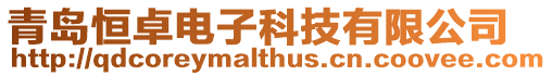 青島恒卓電子科技有限公司