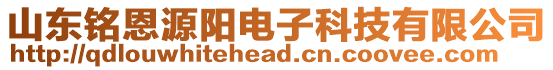 山東銘恩源陽電子科技有限公司