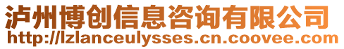 瀘州博創(chuàng)信息咨詢有限公司