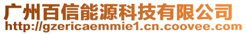廣州百信能源科技有限公司