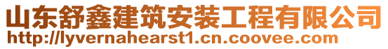 山東舒鑫建筑安裝工程有限公司
