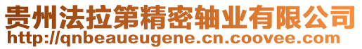 貴州法拉第精密軸業(yè)有限公司