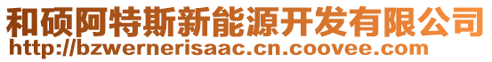 和碩阿特斯新能源開發有限公司