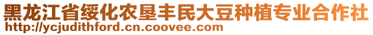 黑龍江省綏化農(nóng)墾豐民大豆種植專業(yè)合作社