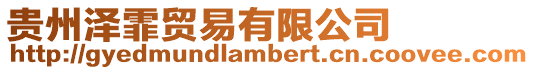 貴州澤霏貿易有限公司
