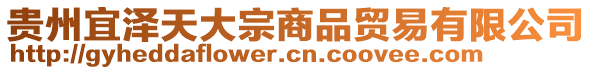 貴州宜澤天大宗商品貿易有限公司