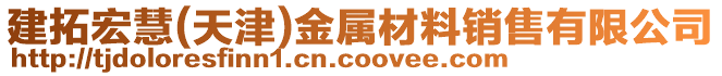 建拓宏慧(天津)金屬材料銷售有限公司