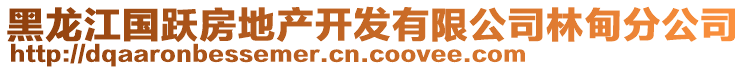 黑龍江國(guó)躍房地產(chǎn)開發(fā)有限公司林甸分公司