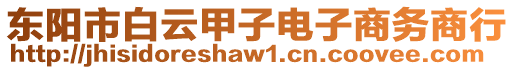 東陽(yáng)市白云甲子電子商務(wù)商行