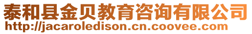 泰和縣金貝教育咨詢有限公司