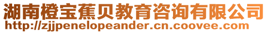 湖南橙寶蕉貝教育咨詢有限公司