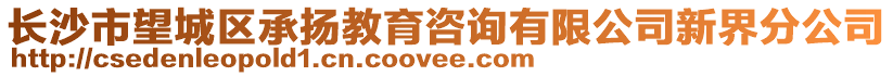 長沙市望城區承揚教育咨詢有限公司新界分公司