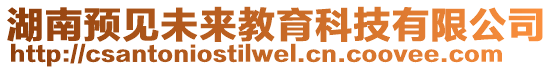 湖南預見未來教育科技有限公司