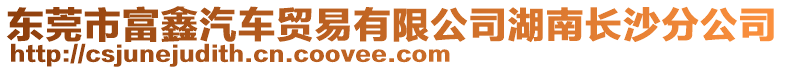 東莞市富鑫汽車貿易有限公司湖南長沙分公司