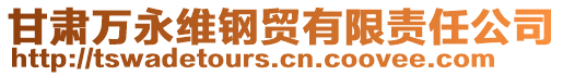 甘肅萬永維鋼貿(mào)有限責(zé)任公司