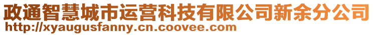 政通智慧城市運(yùn)營(yíng)科技有限公司新余分公司