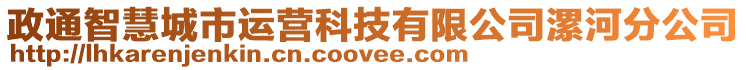 政通智慧城市運營科技有限公司漯河分公司