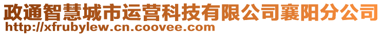 政通智慧城市運營科技有限公司襄陽分公司