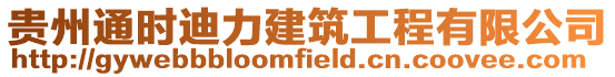 貴州通時迪力建筑工程有限公司