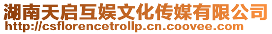 湖南天啟互娛文化傳媒有限公司