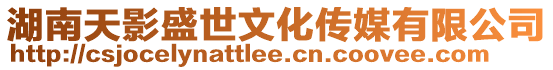 湖南天影盛世文化傳媒有限公司