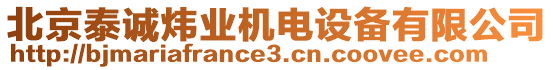 北京泰誠(chéng)煒業(yè)機(jī)電設(shè)備有限公司