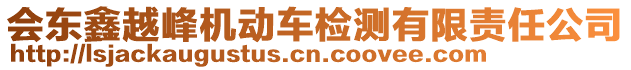 會東鑫越峰機動車檢測有限責任公司