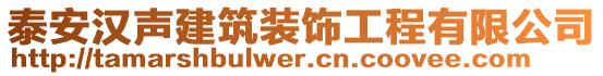 泰安漢聲建筑裝飾工程有限公司