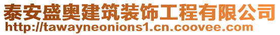泰安盛奧建筑裝飾工程有限公司