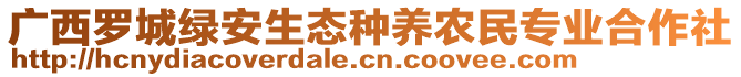 廣西羅城綠安生態(tài)種養(yǎng)農(nóng)民專業(yè)合作社