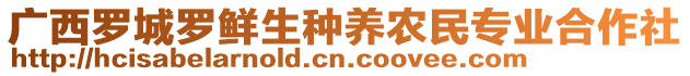 廣西羅城羅鮮生種養(yǎng)農(nóng)民專業(yè)合作社