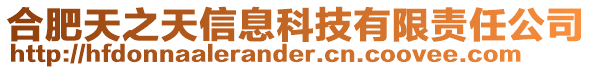 合肥天之天信息科技有限責(zé)任公司