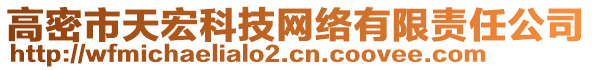 高密市天宏科技网络有限责任公司