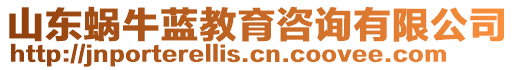 山東蝸牛藍教育咨詢有限公司