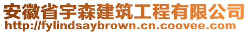 安徽省宇森建筑工程有限公司