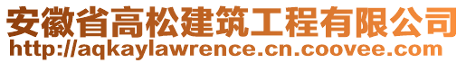 安徽省高松建筑工程有限公司