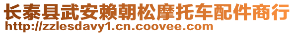 長泰縣武安賴朝松摩托車配件商行